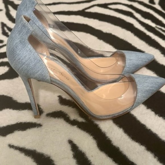 Denim GIANVITO ROSSI Pumps (10.5) - Picture 11 of 14